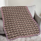 Lofaris Personalized Dog Face Portrait Throw Blanket
